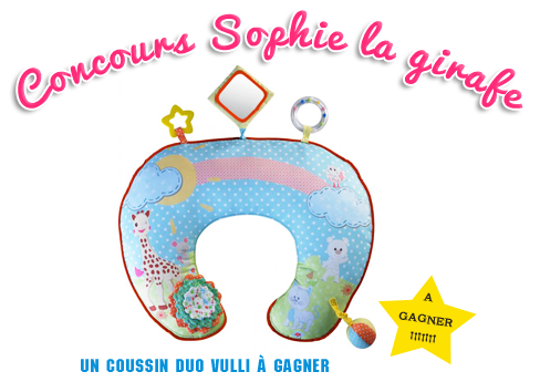 Coussin duo Sophie la Girafe - Sophie La Girafe