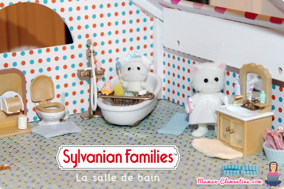 Sylvanian Families - 2952 - Set Salle de Bain - Poupées et