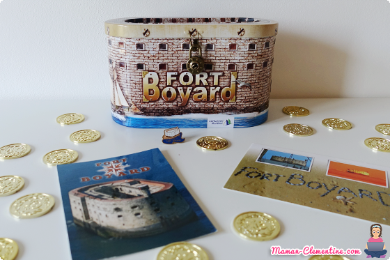 Petite boîte Fort Boyard avec cadenas