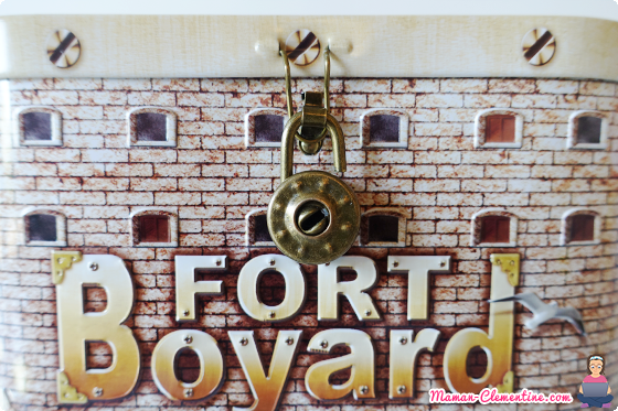 boite métal tirelire fort boyard